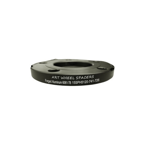 Distantier jante auto 5x120 15mm ,Negru 72.6-72.6 Cod: DST3002