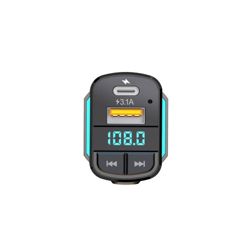 Modulator FM cu mufe de incarcare tip C, micro USB si lightening Cod: FMT-32BT