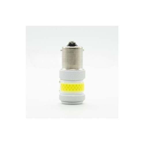 Set 2 becuri o faza BA15S P21W T.V. LED COB 12W PREMIUM Cod: W3-BA15S-W-EK
