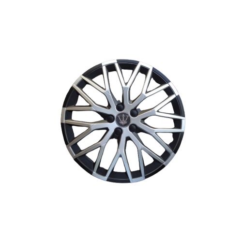 Set 4 capace roti model EVO negru+argintiu 16" Cod: WF4-1SL-16