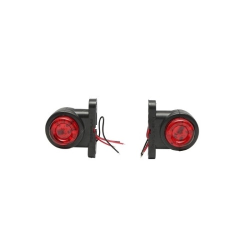 Lampa gabarit rotativ laterala LED alba-rosu 12-24V FR1102 Cod: BK69538