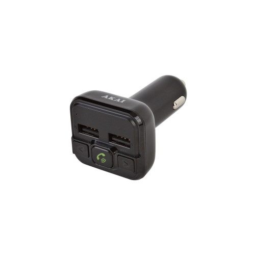 Modulator FM Akai , Bluetooth, USB, Micro SD Card reader, functie incarcator telefon, microfon incorporat, egalizator Cod: FMT-20BT
