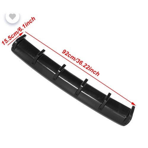 Ornament difuzor de bara universal NEGRU Cod: FS-10013