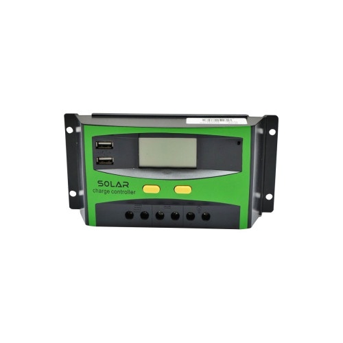 Regulator tensiune pentru panou solar 30A 12V/24V 2X port USB Cod: BK87460