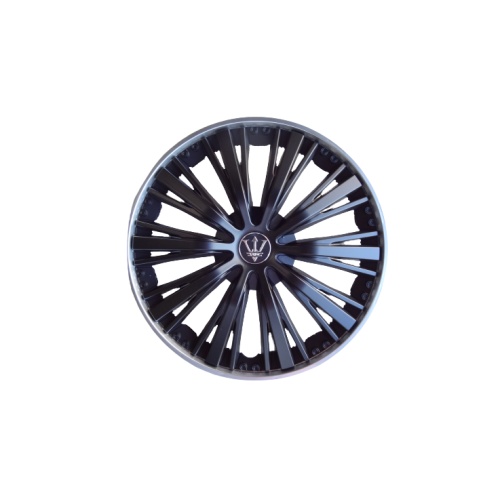 Set 4 capace roti model EVO negru+argintiu 15" Cod: WM4-1SL-15