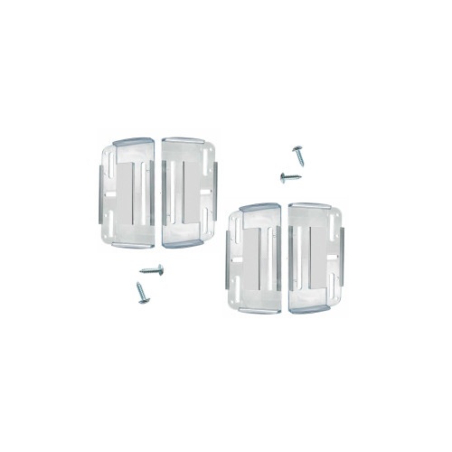 Set 4 suporti numar inmatriculare superslim transparent