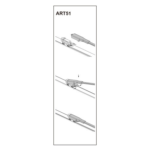 Stergator parbriz sofer CITROEN C4 11/2004-> COD:ART51 24"