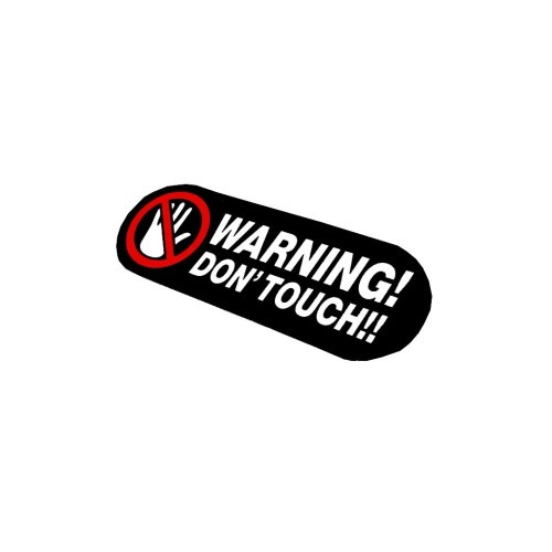 Abtibild "Warning " Cod: XS-06