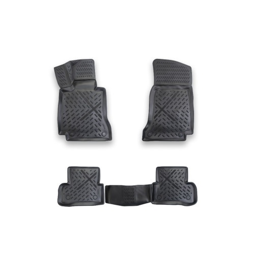 Covoare cauciuc tavita compatibile Mercedes Clasa C W205 2014-2020 Cod: 3D AP-1111 / A80-X143