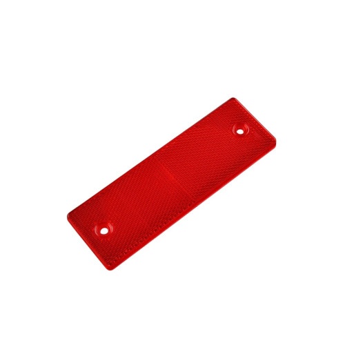 Dreptunghi reflector rosu, dimensiuni 5x15 cm Cod: FGB-02