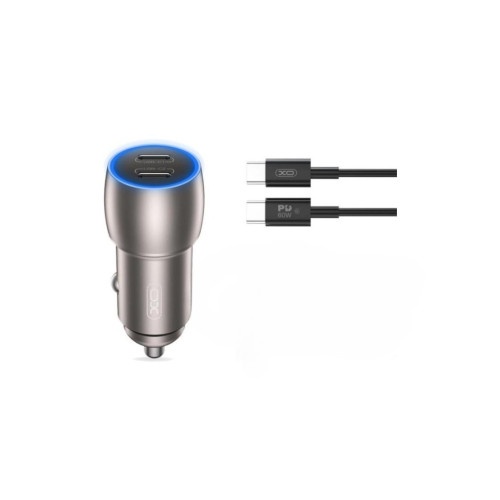 Incarcator auto SMART Quick charge USB PD 40W type C+cablu Type-C Cod:XO-CC51-Q190A