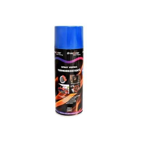 Spray vopsea Albastru rezistent termic pentru etriere 450ml Breckner Cod: BK83119