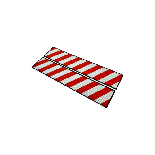 Abtibild reflectorizant Alb-Rosu 10x50cm Cod: AN21