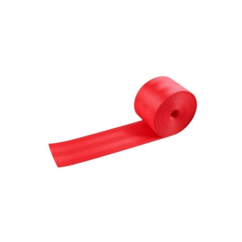 Banda pentru centura de siguranta auto culoare rosie , latime 46mm Cod: FST-CENT1