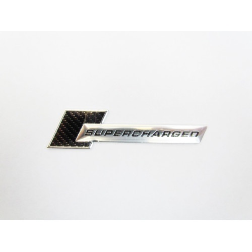 Emblema "Supercharged" culoare Negru Cod: TS-102