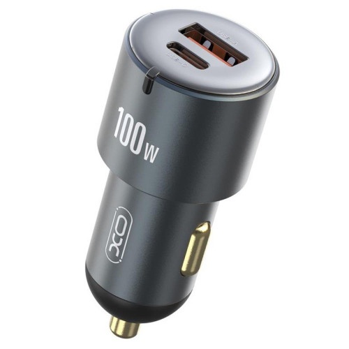Incarcator auto 100W PD65W type C + USB 35W COD: XO-CC47