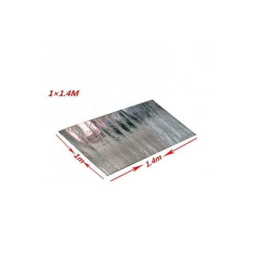 Insonorizant auto aluminiu cu adeziv, grosime 20mm, 1.4m x 1m Cod: 025-20