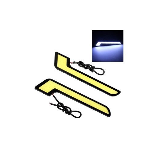 Lumini de zi LED DRL COB 12V lumina alba Cod: L08