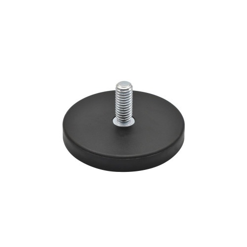 Magnet M6 cu tija si filet exterior Ã˜ 66mm Cod: D66-M6