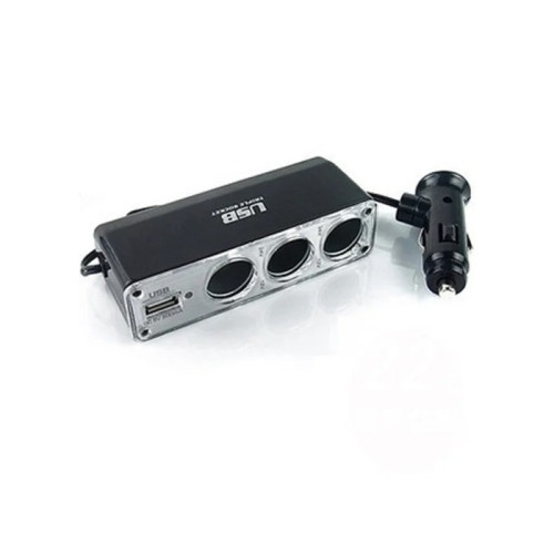 Prelungitor bricheta 3 cai cu fir si USB WF-0120 / WF-0096