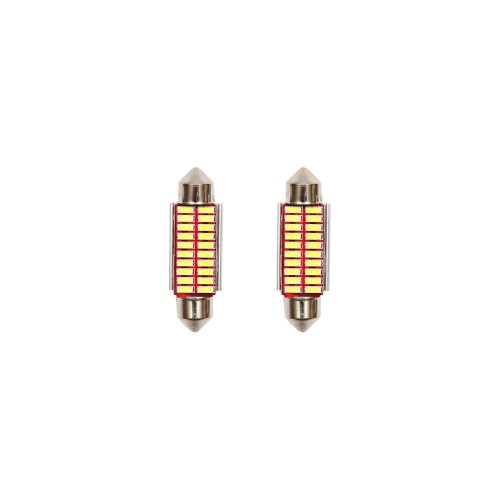 Set 2 becuri LED SMD SOFIT 39mm 12V 0,155A lumina rece Cod: BK80035