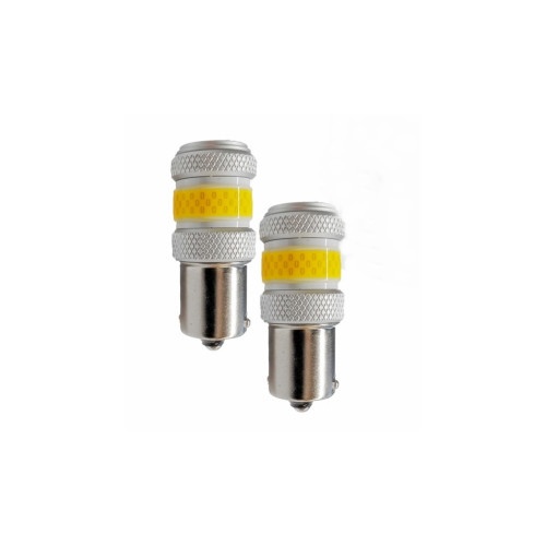 Set 2 Becuri o faza BAU15S PY21W T.N. LED COB 12W Cod: W3-BAU15S-Y-EK
