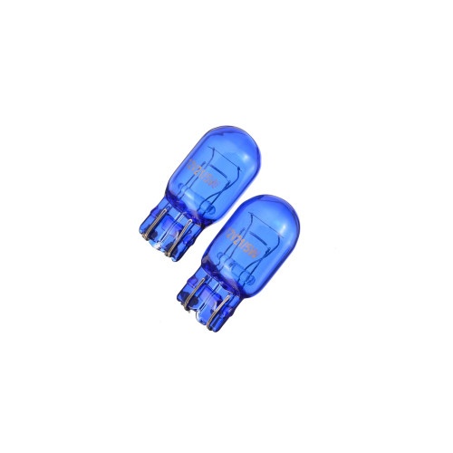 Set 2 becuri T20 2 faze 5W 21W 12V Albastru Premium lumina de zi compatibil Logan II ART