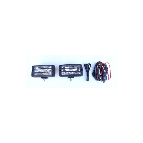 Set 2 proiectoare albe 12V si cablaj FLEX Cod:LA1023+HAL109