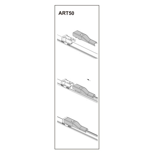 Stergator parbriz sofer AUDI A4 11/2007-> COD:ART50 24"