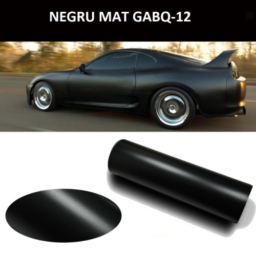 Folie auto negru mat 1m X 1.5m Cod: GABQ-12