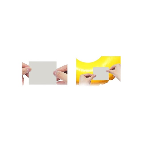 Set 10 plasturi rezistenti la apa Super Adeziv Flex Tape culoare alb 10cmx10cm Cod: AT115