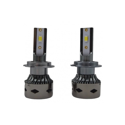 Set 2 Becuri LED H11 55W 5500 lumen-bec 6000k 12V CANBUS Cod: CHS-D8-H11