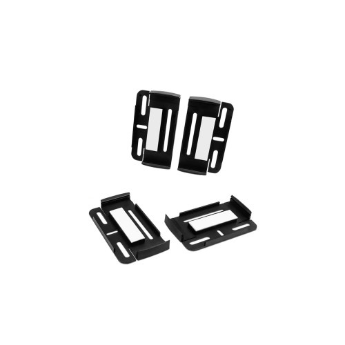 Set 4 suporÈ›i numÄƒr Ã®nmatriculare Tiger Slim culoare Negru