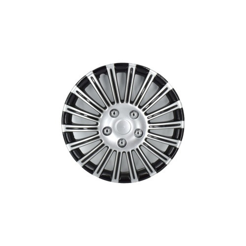 Set capace roti Negru / Argintiu 15" Cod: G-507