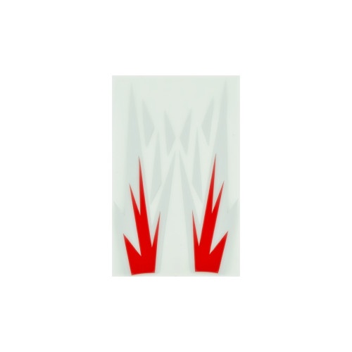 Abtibild culoare alb / rosu reflectorizant Cod: AN15