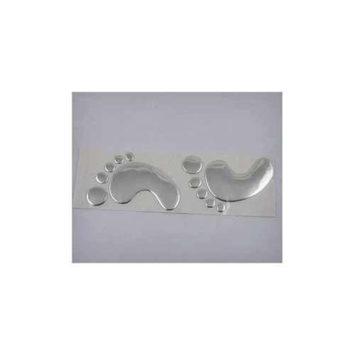 Abtibild "DOUA TALPI" culoare Argintiu Cod:DZ-68