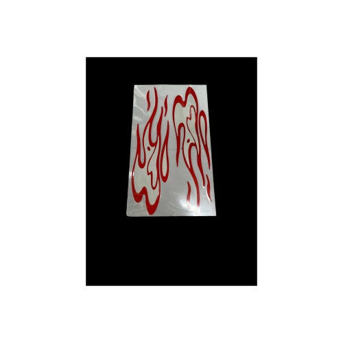 Abtibild flacari contur rosu Cod:AN17