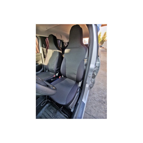 Huse auto material textil compatibile Dacia Spring 2021->