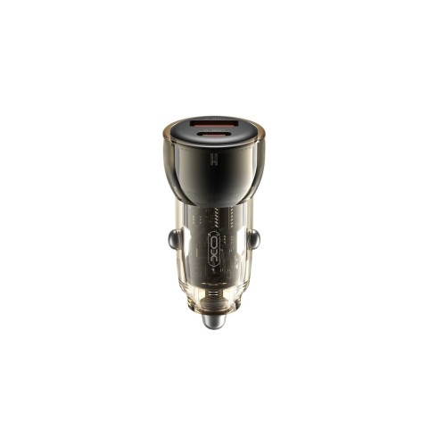 Incarcator auto USB 60W PD USB TYPE-C: PD 30W + USB-A 30W Cod: XO-CC60