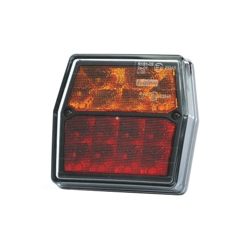 Lampa spate 99,6x93, 4 functii, iluminare numar, LED, cablu, Fristom Cod: FT-222T