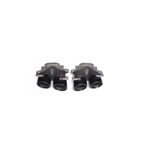 Ornament de toba compatibil Mercedes Clasa E W213 pachet AMG - Negru Cod:TYE53BL