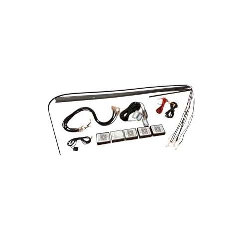 Set 20 lumini ambientale LED RGB DIGITAL, poate afisa mai multe culori in acelasi timp pentru banda LED tip apa curgartoare, cu aplicatie BTT Cod: ZC-20DIG
