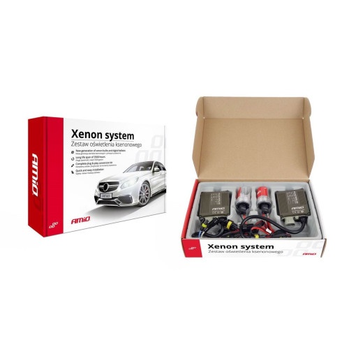 Instalatie xenon H7 12-24V 4300K balast 1068 Canbus Amio COD: 01794