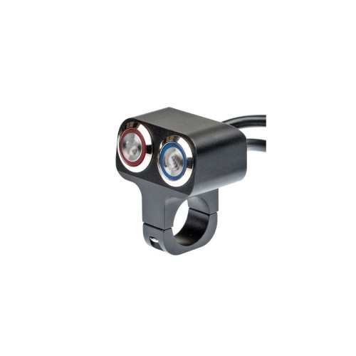 Intrerupator moto aluminiu cu 2 butoane Cod: WG12