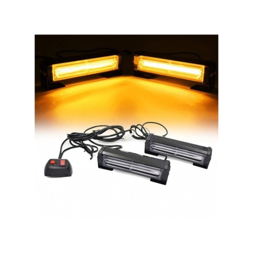 Proiectoare cu functie stroboscopica Lumina Portocalie 12-24V Cod:AS-COB-2