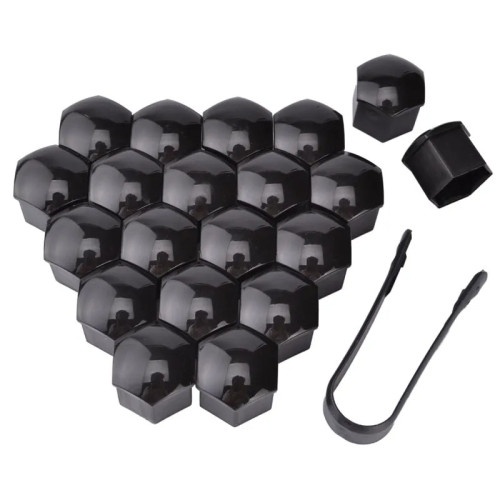 Set capace prezoane cu cheie Culoare: Negru /17" Cod: 15609-17N