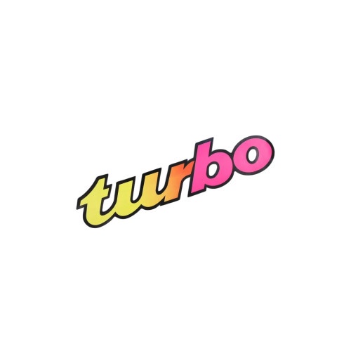 Abtibild "Turbo" multicolor 50cm Cod: T01
