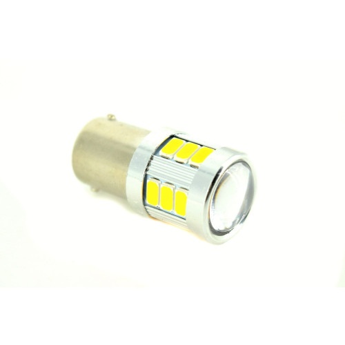 Bec o faza TV BA15S 5630 18SMD Alb Canbus 9v-30v nonpolar Cod:JSUN09