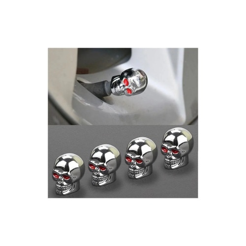 Capacele cromate pentru valve model "CRANIU " Cod:QMZ-04
