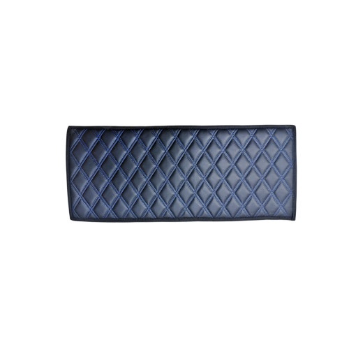 Covoras tunel imitatie piele negru cusatura albastra 25x60cm